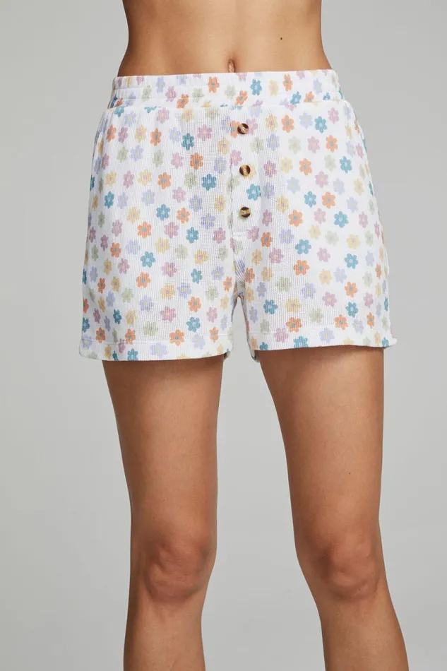 Womens Chaser Brand Bottoms Venice Daisy Ollie Boxer Shorts