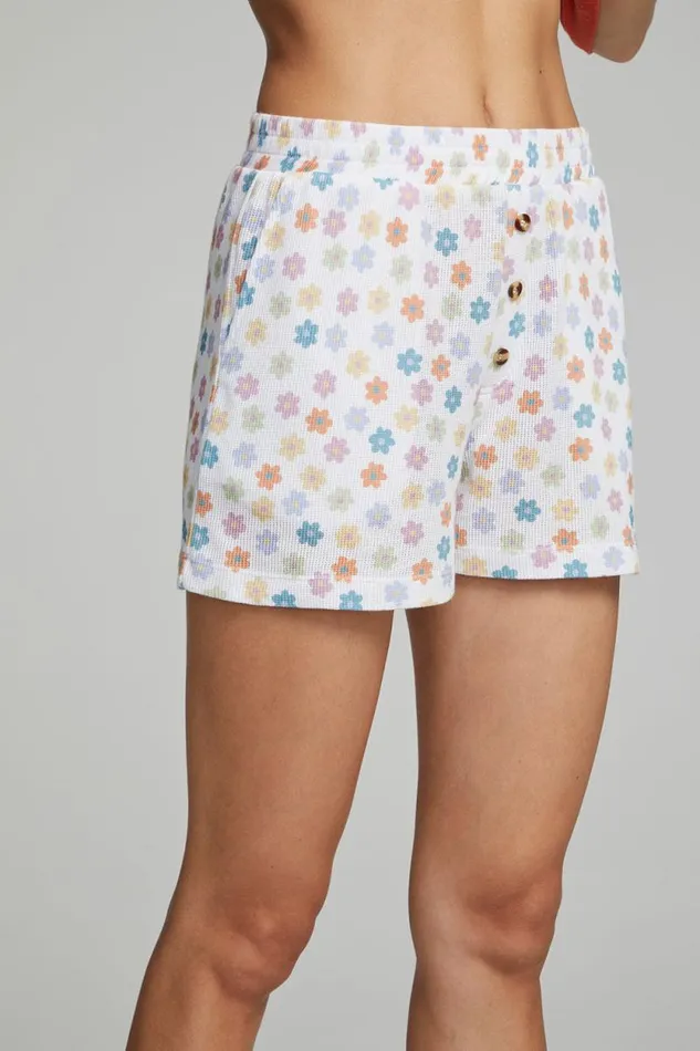 Womens Chaser Brand Bottoms Venice Daisy Ollie Boxer Shorts