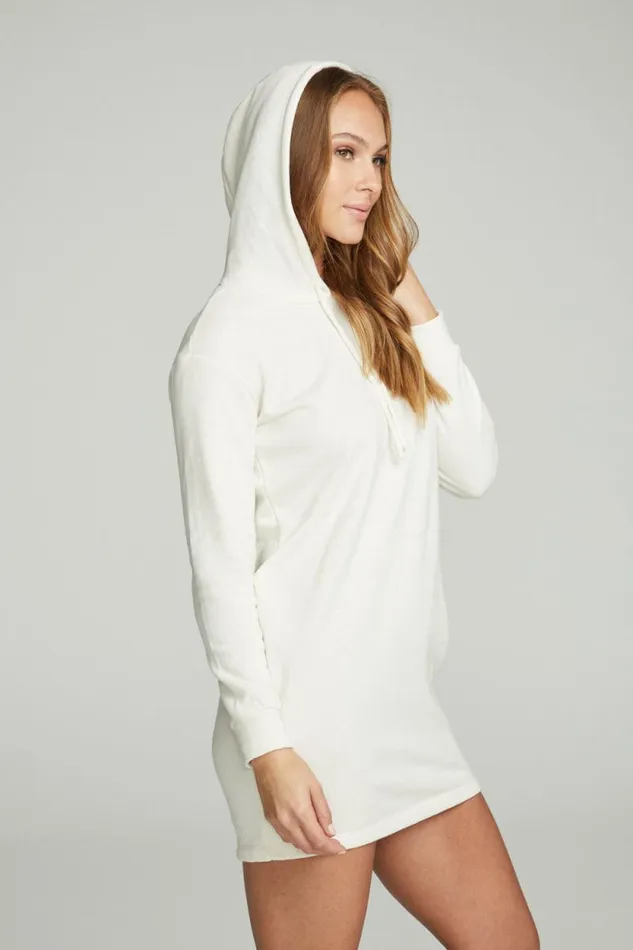 Womens Chaser Brand Dresses Long Sleeve Hoodie Dress