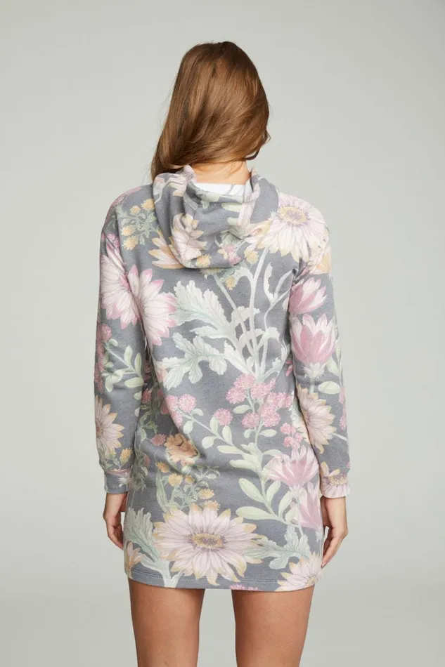 Womens Chaser Brand Dresses Long Sleeve Hoodie Dress