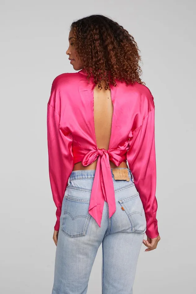 Womens Chaser Brand Loungewear Agnes Cabaret Blouse