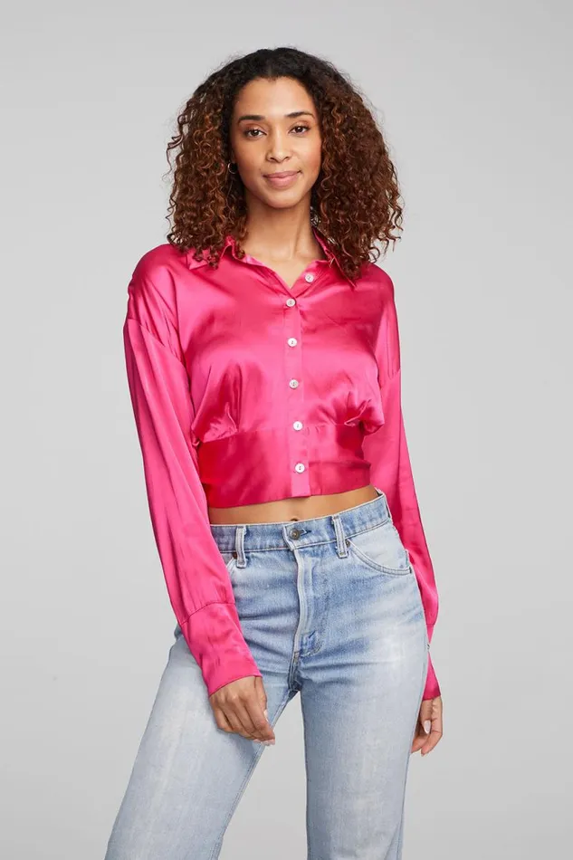 Womens Chaser Brand Loungewear Agnes Cabaret Blouse
