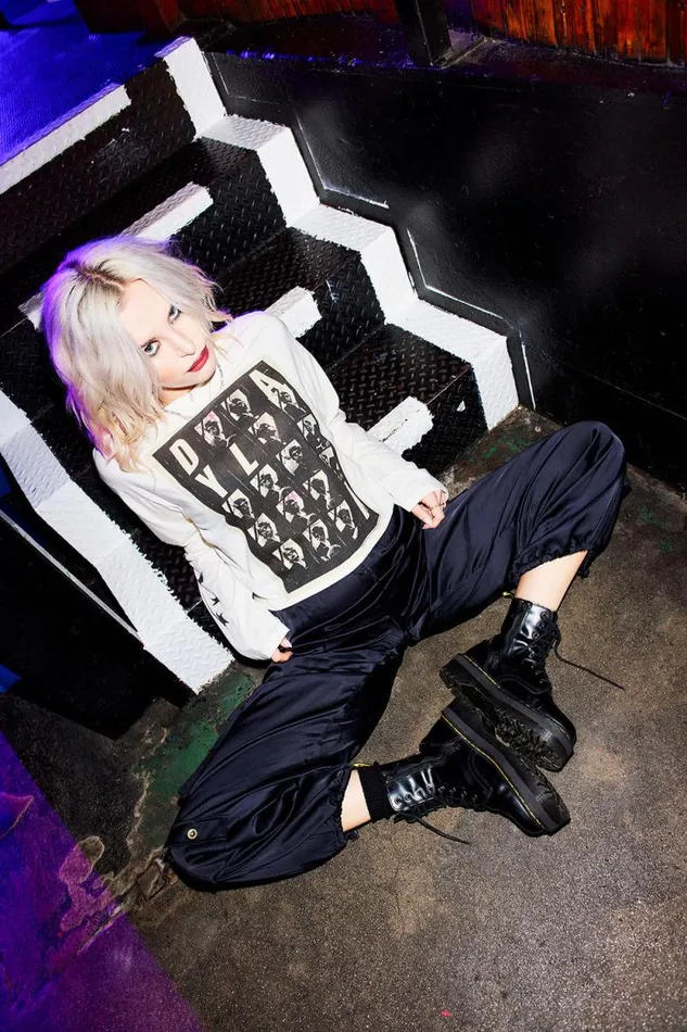 Womens Chaser Brand Loungewear Billyy Shadow Black Trousers