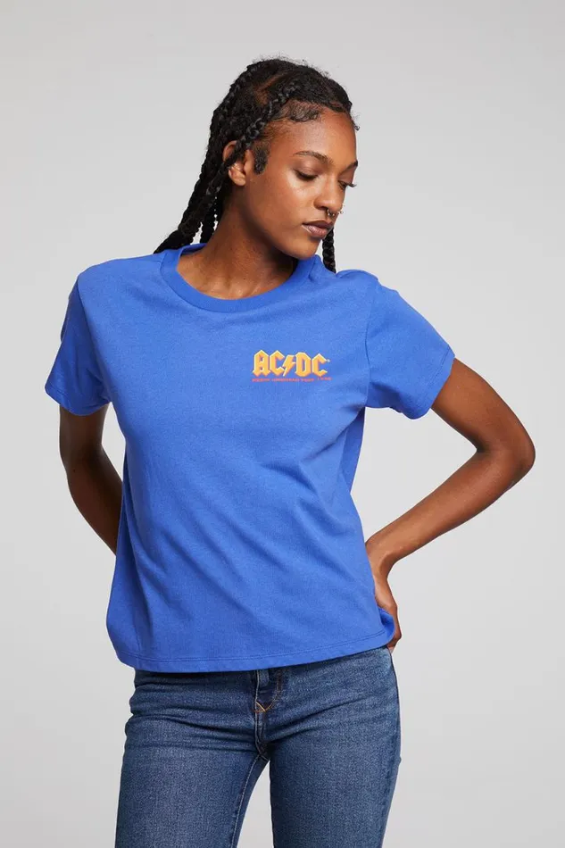 Womens Chaser Brand Tops ACDC Who Made Who Tee