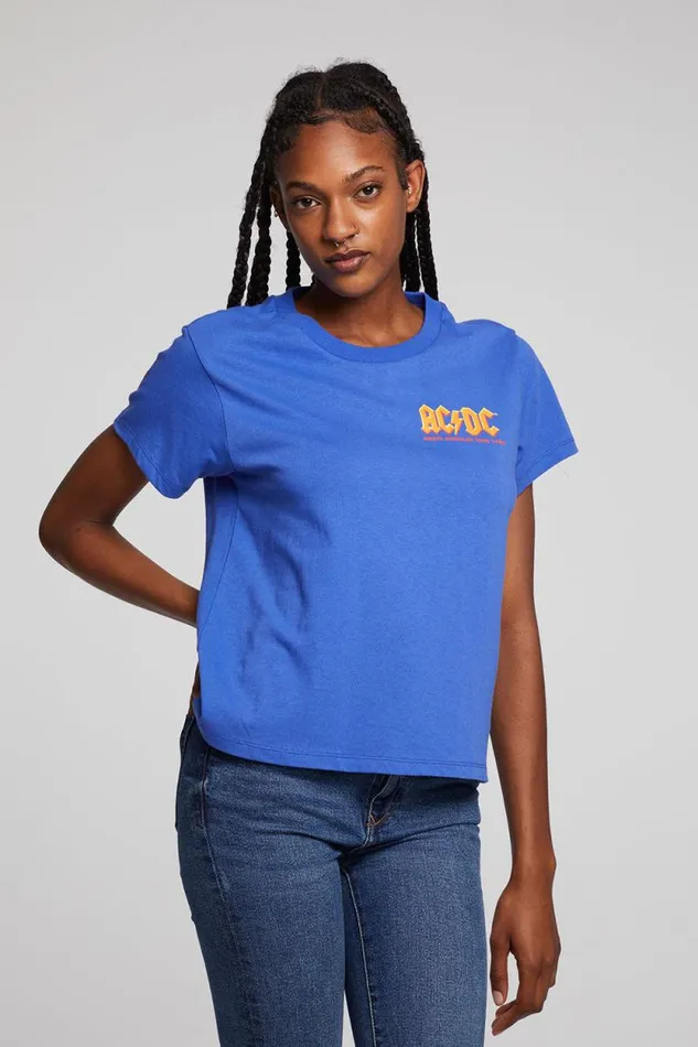 Womens Chaser Brand Tops ACDC Who Made Who Tee