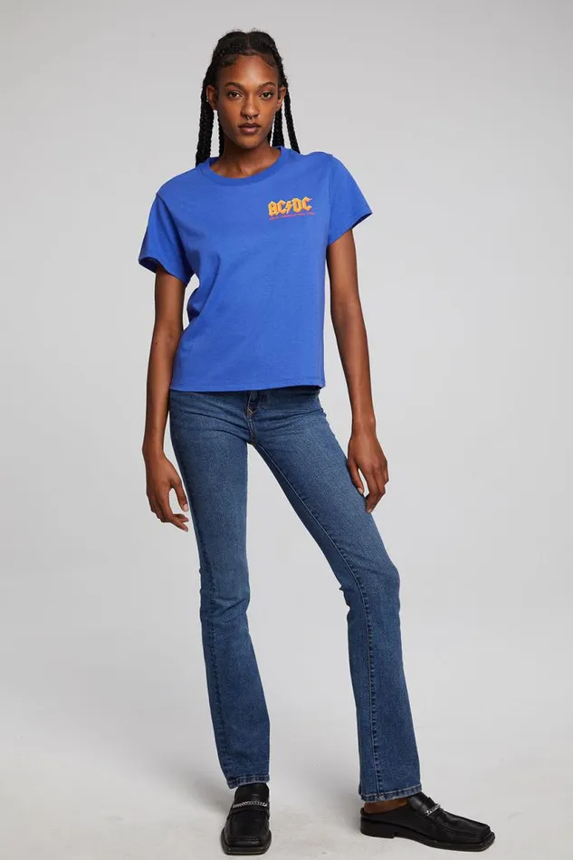 Womens Chaser Brand Tops ACDC Who Made Who Tee