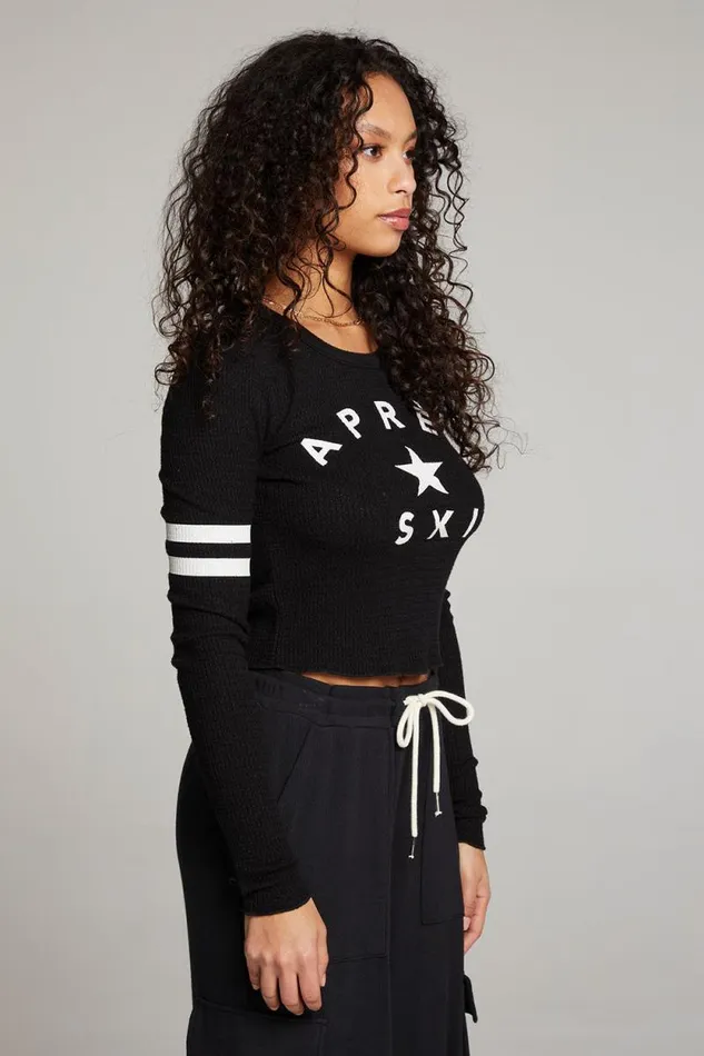 Womens Chaser Brand Tops Apres Ski Star Pullover