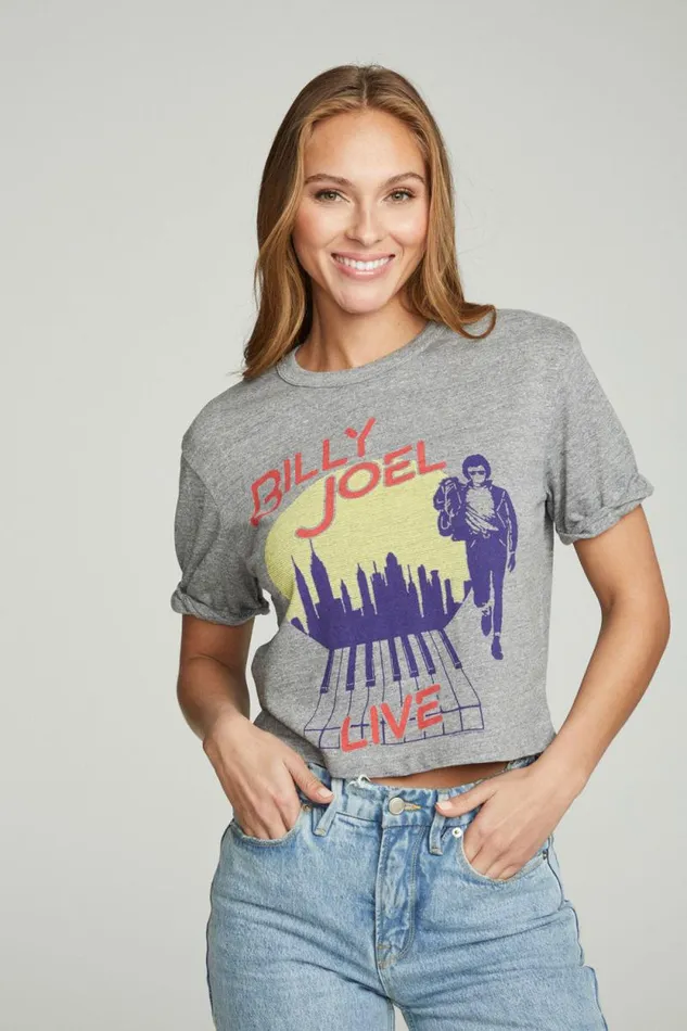 Womens Chaser Brand Tops Billy Joel 8211 Live