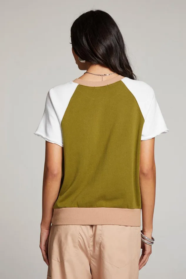 Womens Chaser Brand Tops Cheyenne Sand Color Pullover