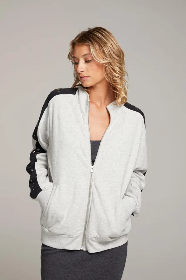 Womens Chaser Brand Tops Coconut Zip Up Jacket