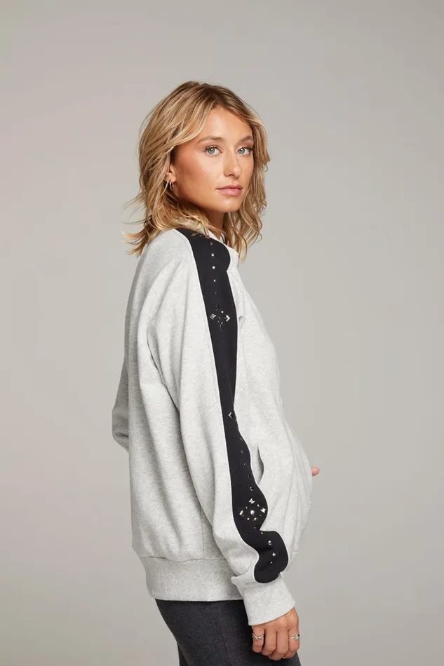 Womens Chaser Brand Tops Coconut Zip Up Jacket