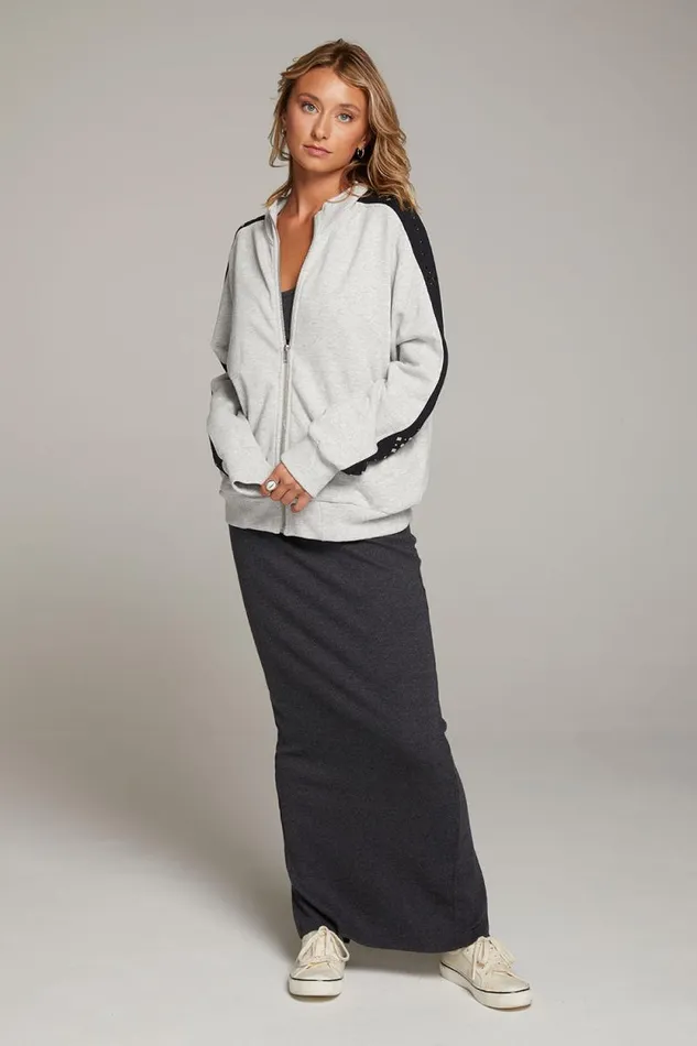 Womens Chaser Brand Tops Coconut Zip Up Jacket