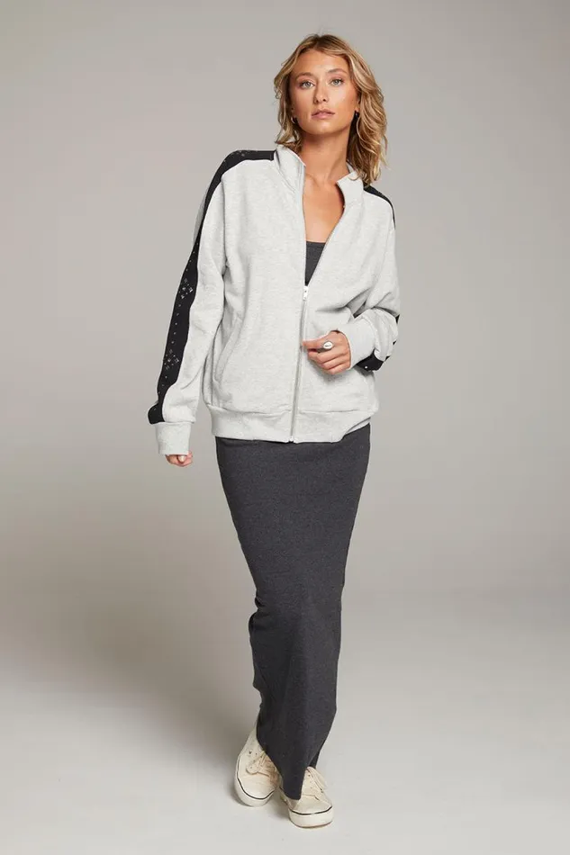 Womens Chaser Brand Tops Coconut Zip Up Jacket