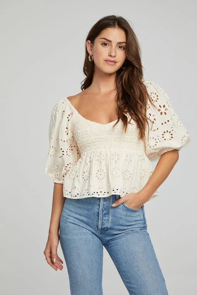Womens Chaser Brand Tops Dolce Top 8211 Gardenia