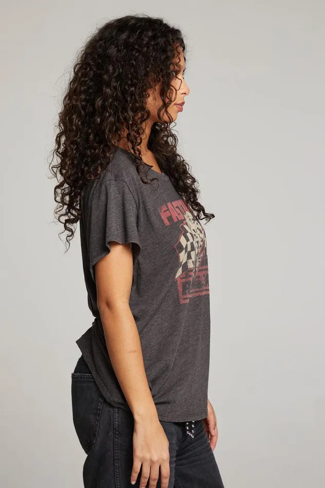 Womens Chaser Brand Tops Fast Times Racing Team Tee