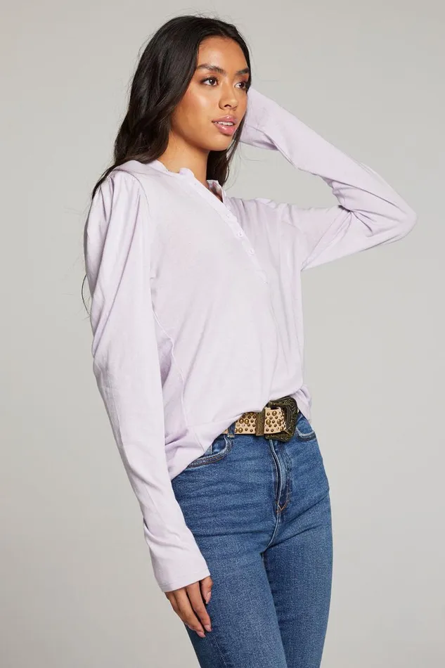 Womens Chaser Brand Tops Lotus Petal Long Sleeve