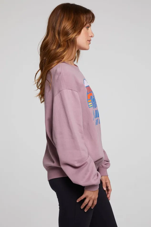 Womens Chaser Brand Tops Malibu Grand Prix Long Sleeve