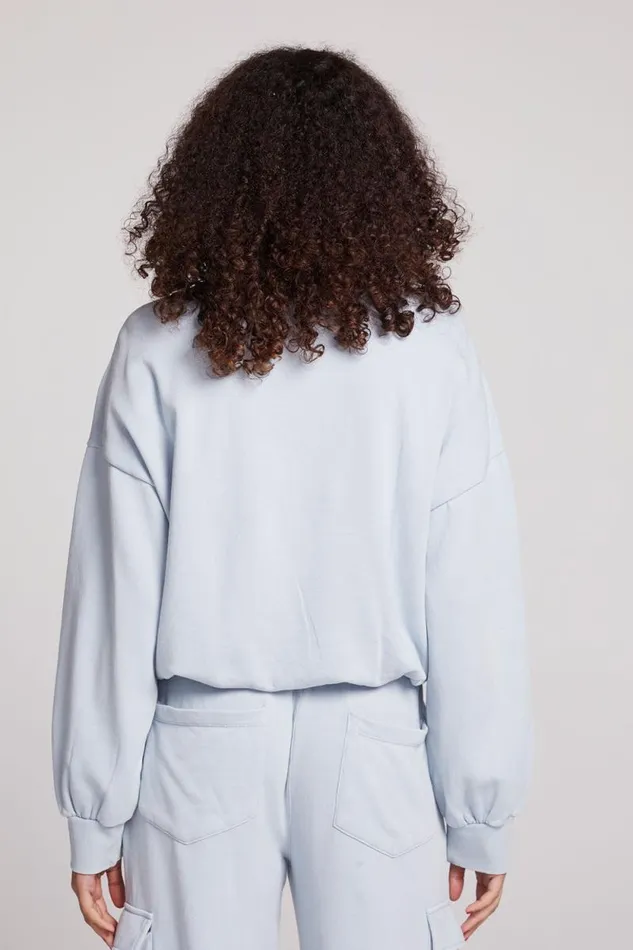 Womens Chaser Brand Tops Marsela Skyway Blue Pullover