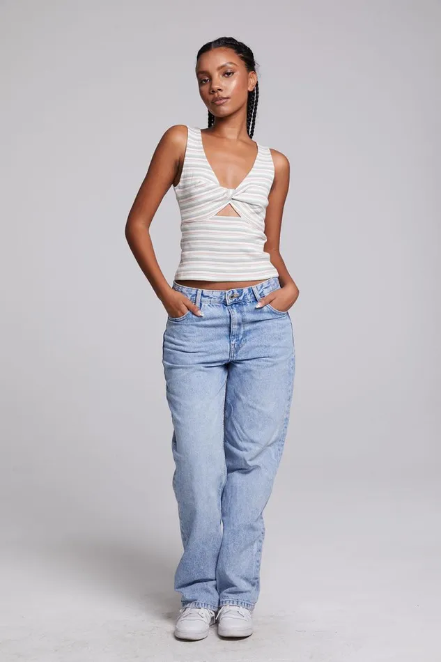 Womens Chaser Brand Tops Tramonti Como Stripe Tank Top