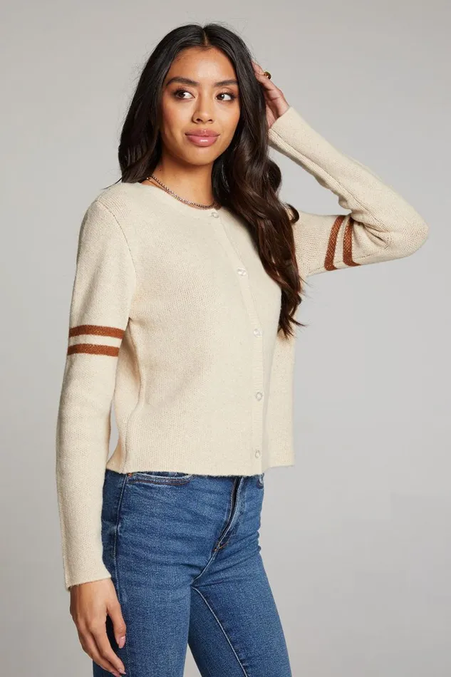 Womens Chaser Brand Tops Yin Yang Heart Cardigan