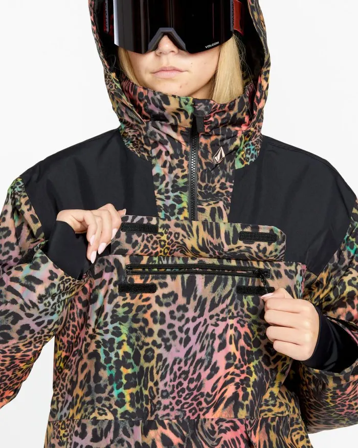 Womens Fern Insulated Gore Pullover 8211 Acid Womens Volcom Jackets