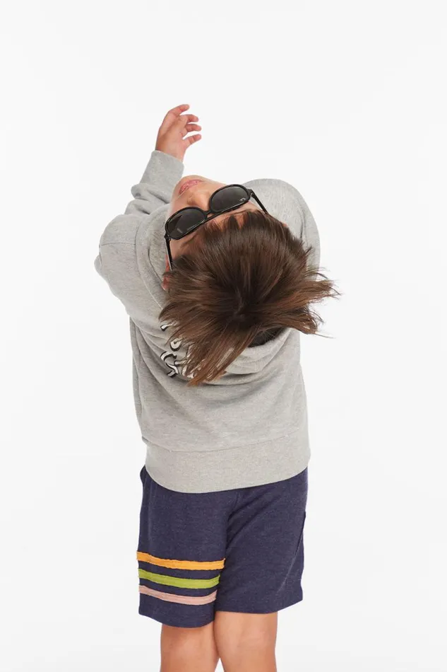 WomensKids Chaser Brand Music Rolling Stones Script Logo Boys Zipup Hoodie