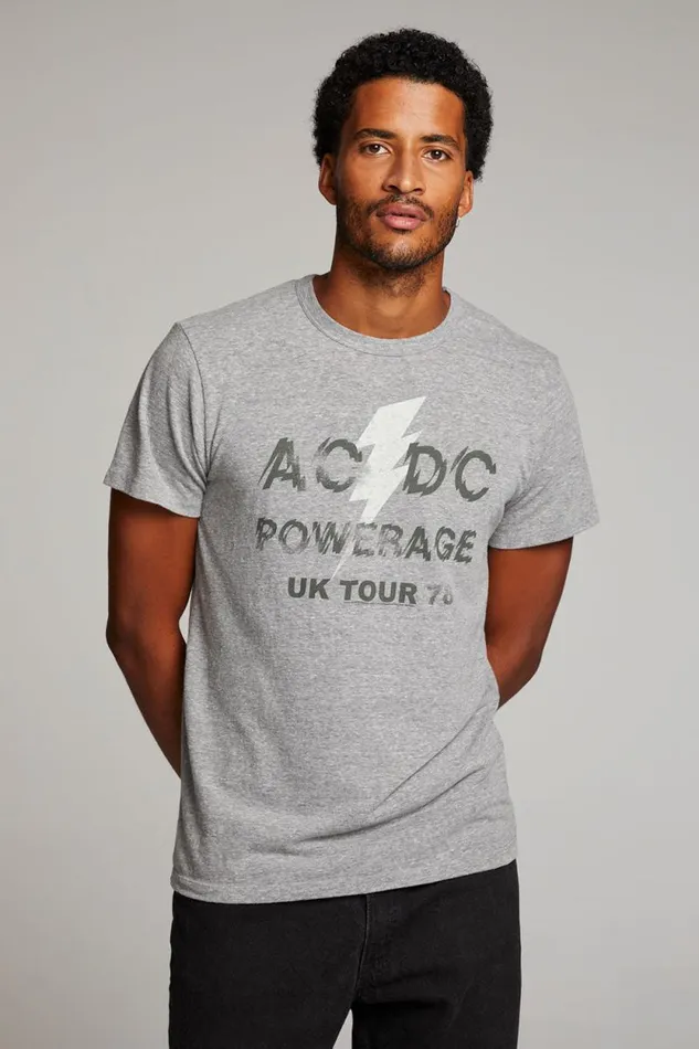 WomensMens Chaser Brand Music ACDC UK Tour Mens Tee