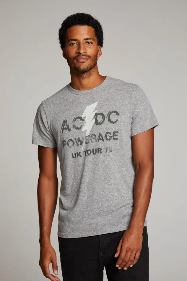 WomensMens Chaser Brand Music ACDC UK Tour Mens Tee