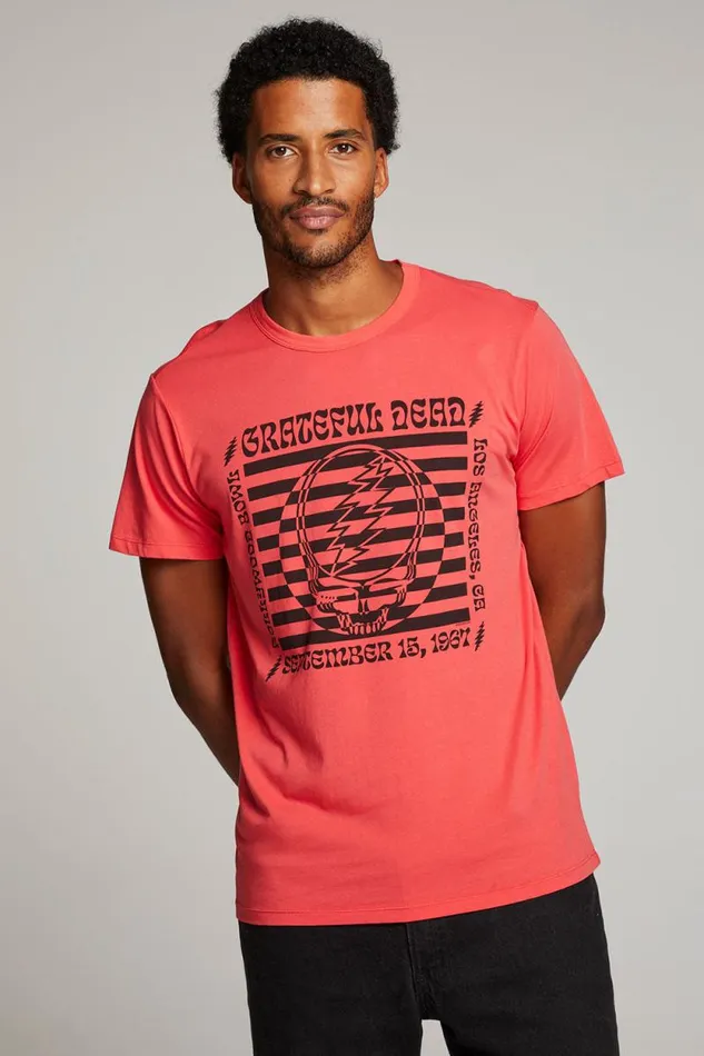 WomensMens Chaser Brand Music Grateful Dead Hollywood Bowl Mens Tee