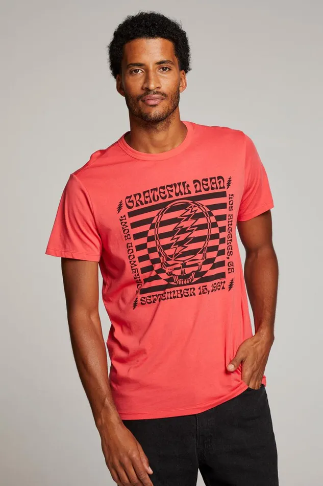 WomensMens Chaser Brand Music Grateful Dead Hollywood Bowl Mens Tee