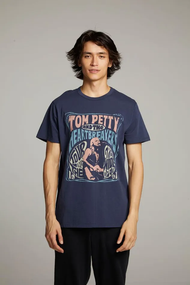WomensMens Chaser Brand Music Tom Petty Great Wide Open Crew Neck Tee