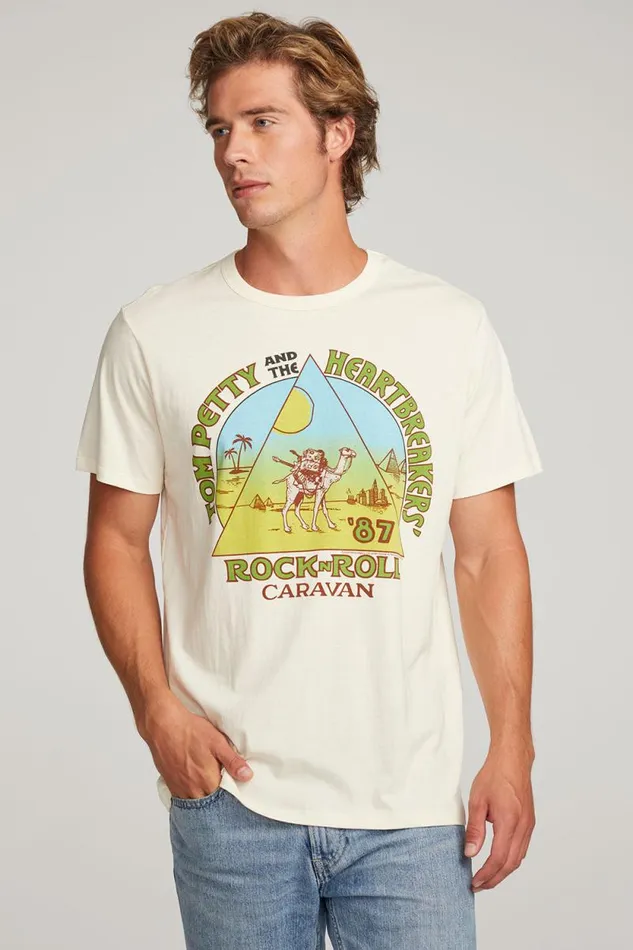 WomensMens Chaser Brand Music Tom Petty Rock039n039Roll Caravan Mens Tee