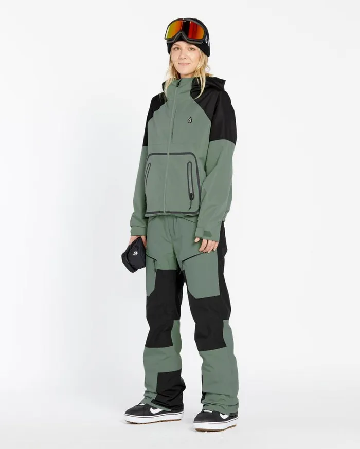Womens Revna 20K Shell Jacket 8211 Lichen Green Womens Volcom Jackets