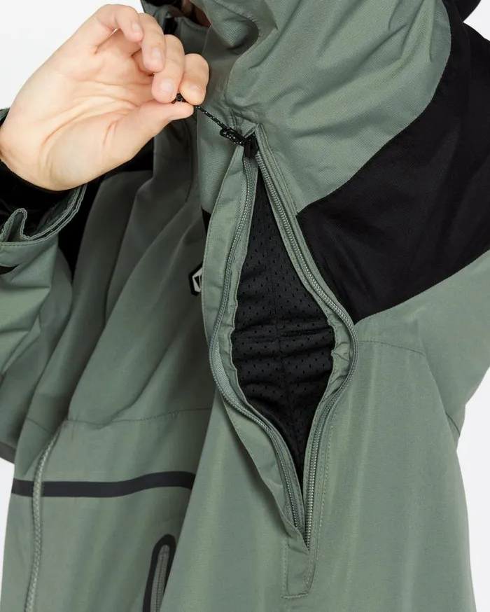 Womens Revna 20K Shell Jacket 8211 Lichen Green Womens Volcom Jackets