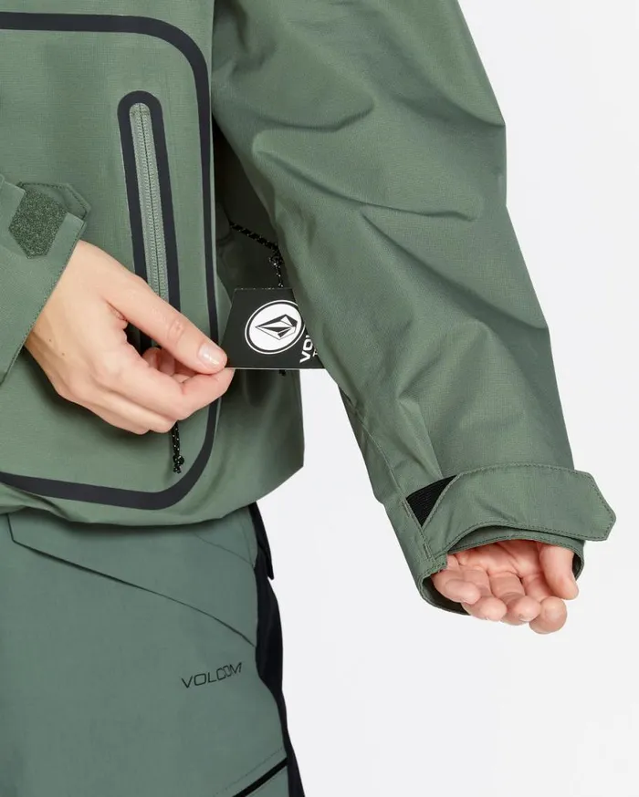Womens Revna 20K Shell Jacket 8211 Lichen Green Womens Volcom Jackets