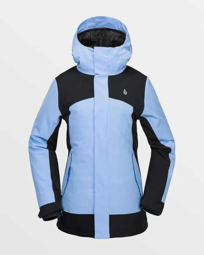 Womens Stoney Shadow Insulated Jacket 8211 Crystal Blue Womens Volcom Jackets