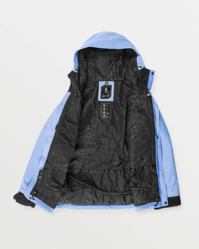 Womens Stoney Shadow Insulated Jacket 8211 Crystal Blue Womens Volcom Jackets