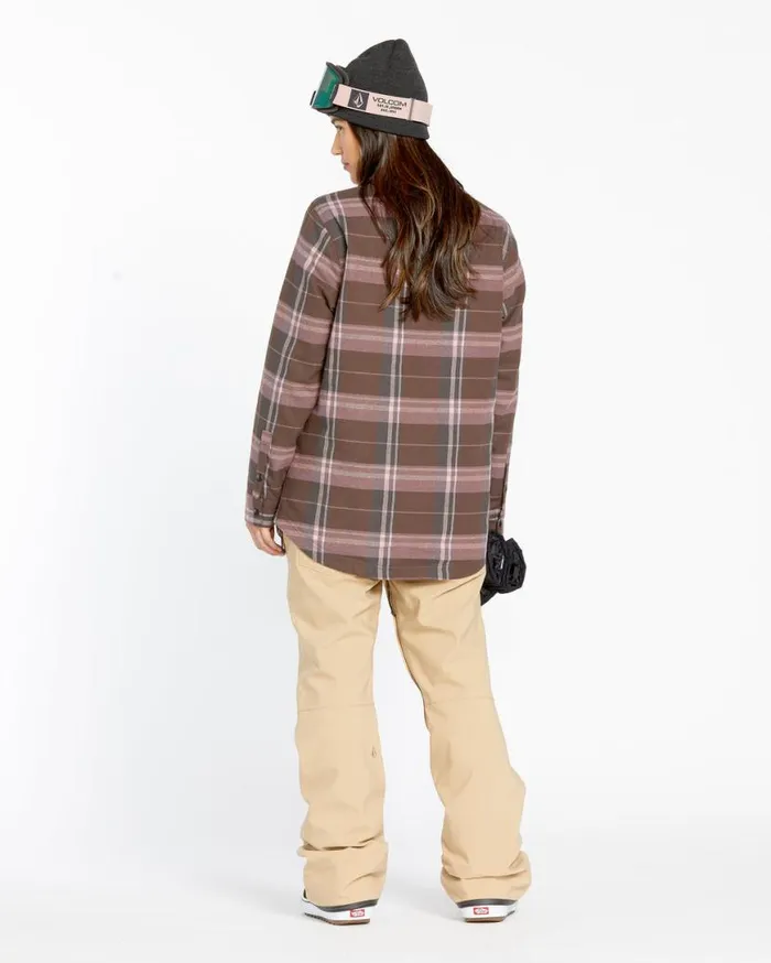 Womens Swift Bib Overalls 8211 Sand Womens Volcom Pants