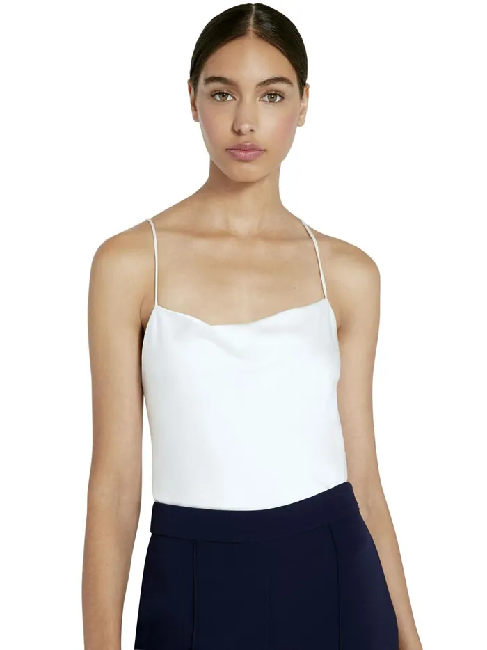 Womens Tops Alice Olivia Harmon Bodysuit Off White