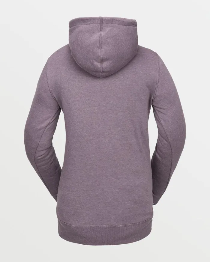 Womens Tower Pullover Fleece 8211 Dusty Lavender Womens Volcom Layering
