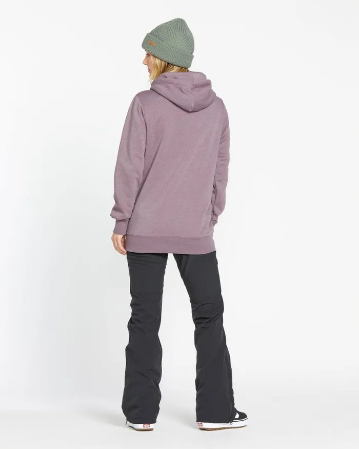 Womens Tower Pullover Fleece 8211 Dusty Lavender Womens Volcom Layering