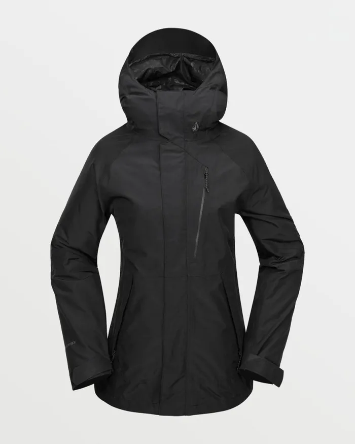 Womens VCo Aris GoreTex Jacket 8211 Black Womens Volcom Jackets