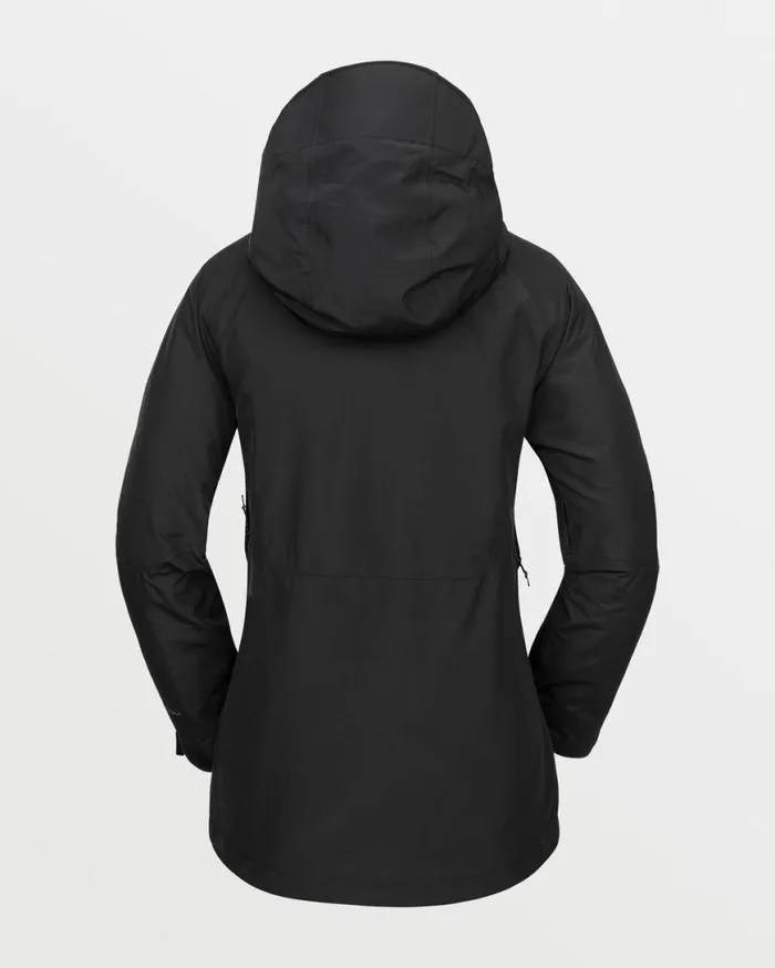 Womens VCo Aris GoreTex Jacket 8211 Black Womens Volcom Jackets