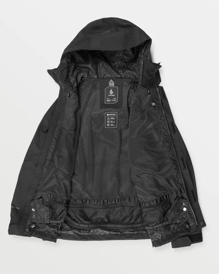 Womens VCo Aris GoreTex Jacket 8211 Black Womens Volcom Jackets