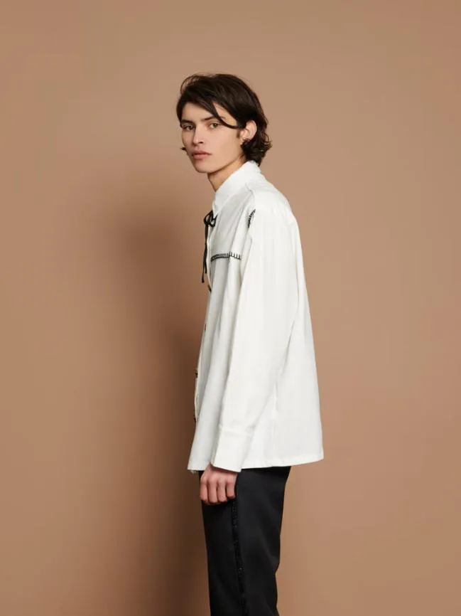 Womenswear Arlo Star Shirt Pearl White Sister Jane Womenswear Arlo Star Shirt Pearl White Sister Jane