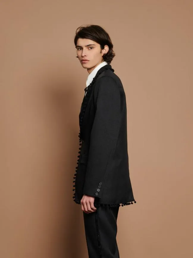 Womenswear Cory Pom Pom Blazer Black Ink Sister Jane