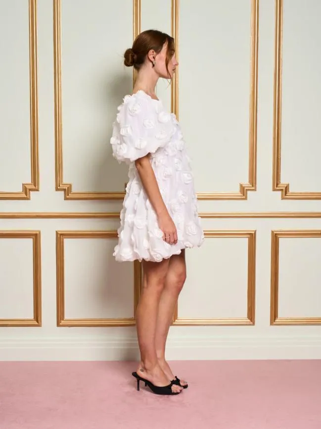 Womenswear DREAM Belle Bloom Applique Dress Ivory Cream Sister Jane Womenswear DREAM Belle Bloom Applique Dress Ivory Cream Sister Jane