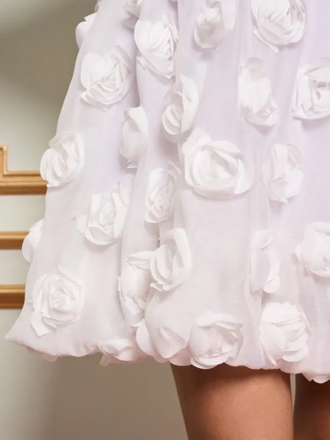 Womenswear DREAM Belle Bloom Applique Dress Ivory Cream Sister Jane Womenswear DREAM Belle Bloom Applique Dress Ivory Cream Sister Jane