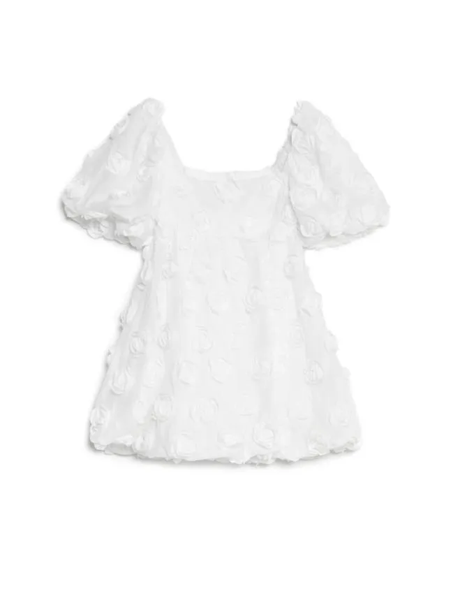 Womenswear DREAM Belle Bloom Applique Dress Ivory Cream Sister Jane Womenswear DREAM Belle Bloom Applique Dress Ivory Cream Sister Jane