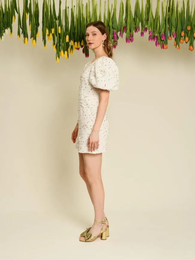 Womenswear DREAM Blossom Tweed Mini Dress Lime Punch Sister Jane